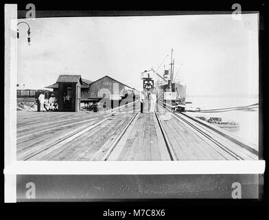 Dock Szenen. Hawaiianischen Inseln. LCCN 2016824527 Stockfoto