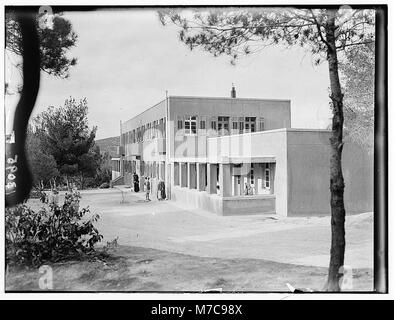 Dr. C. MacLean, Ajlun. Gilead Mission Hospital. Krankenhaus Gebäude matpc 00574 Loc. Stockfoto