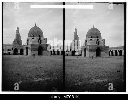 Ägyptische Ansichten; Kairo (masr). Hof der Moschee von Ibn Touloun matpc 01473 Loc. Stockfoto