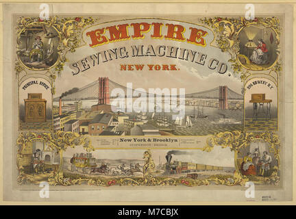 Empire Sewing Machine Co., New York - Henry Seibert & Bros., allgemeine Lithografen und Power drücken Sie Drucker, N.Y. LCCN 99402421 Stockfoto