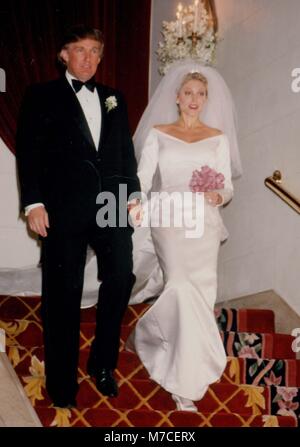 Donald Trump Marla Maples 1993 Foto von John Barrett - PHOTOlink Stockfoto