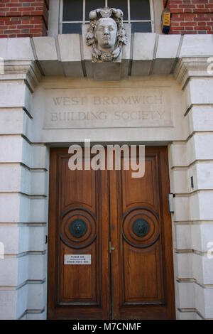 Old Head Viertel der West Bromwich Building Society Stockfoto