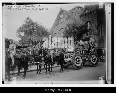 Float, Fort Shafter, Floral Parade, Honolulu LCCN 2014684571 Stockfoto