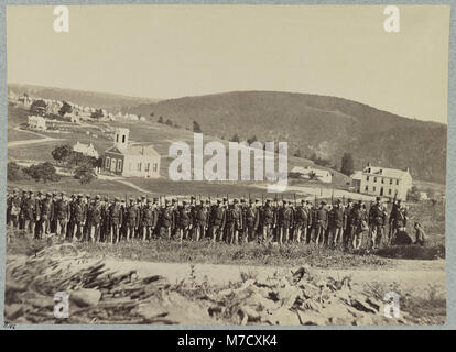 Unternehmen A, 22d New York State Miliz in der Nähe von Harpers Ferry, Virginia (d. h. West Virginia), 1861 (d. h. 1862) LCCN 2012649355 Stockfoto