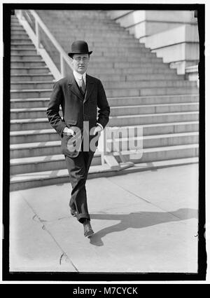 Ein Porträt von Franklin D. Roosevelt, dem 32. Präsidenten der Vereinigten Staaten. Das Bild wird unter LOC hec.02287 katalogisiert. Stockfoto