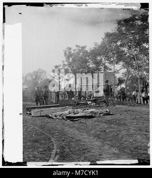 Fredericksburg, Virginia. Beerdigung von Toten LOC cwpb. 01845 Stockfoto