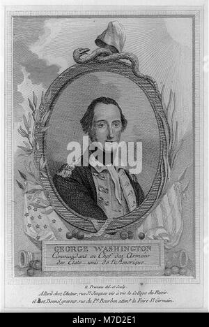 George Washington commandant en chef des Armées des Etats-Unis de l'Amerique LCCN 2004666684 Stockfoto