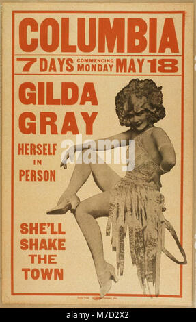 Gilda Gray selbst in Person. LCCN 2014635519 Stockfoto