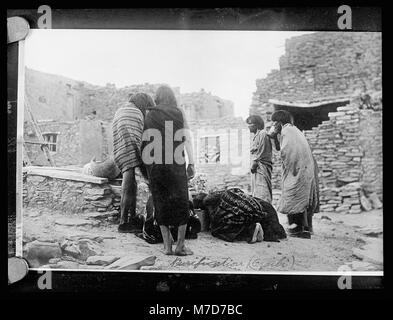 Hopi-indianer Reinigung Zeremonie, Oraibi Pueblo, (Arizona) LCCN 2016825043 Stockfoto