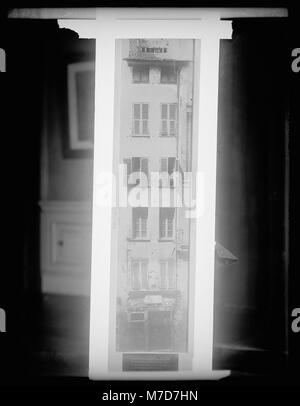 Das Haus in Genua, Italien, wo Christoph Kolumbus geboren wurde, wurde als historisches Wahrzeichen erhalten. Dieser Ort erinnert an den Geburtsort des berühmten Entdeckers, der Amerika für europäische Entdeckungen geöffnet hat. Stockfoto