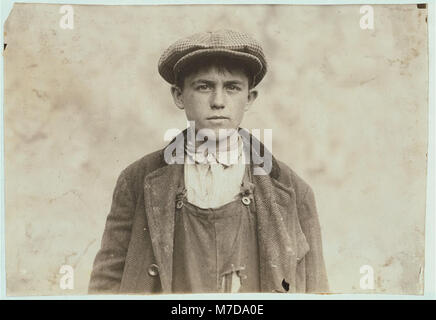 James Donovan - Irische Sweeper in Fall River Iron Works. Sagte er 17 Jahre war. LOC 05054 nclc. Stockfoto