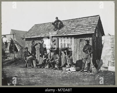 'Pine Cottage', Bürgerkrieg Soldaten Winter Quarters LCCN 2012649019 Stockfoto