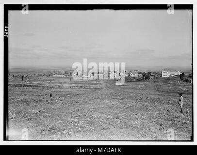 Jebel el-Drusische & Hauran. Soueida. Allgemeine Ansicht von Osten LOC 03739 matpc. Stockfoto