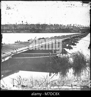 Jones' Landung, Va., Nähe. Pontoon Bridge über den James, von der North Bank LOC cwpb. 01897 Stockfoto