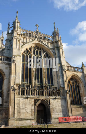 Restaurierung und Konservierung an der Kathedrale von Gloucester Stockfoto