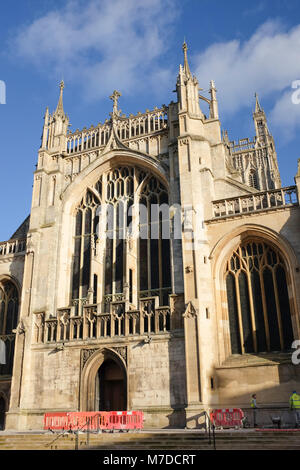 Restaurierung und Konservierung an der Kathedrale von Gloucester Stockfoto