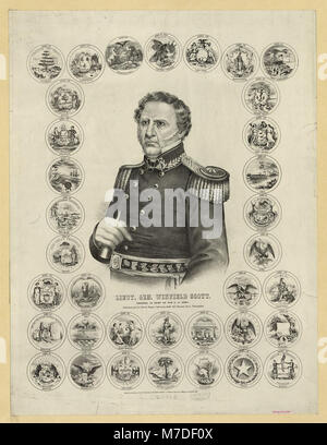 Lieut. Gen. Winfield Scott. Allgemein der Chefredakteur der US-Armee LCCN 2003671580 Stockfoto