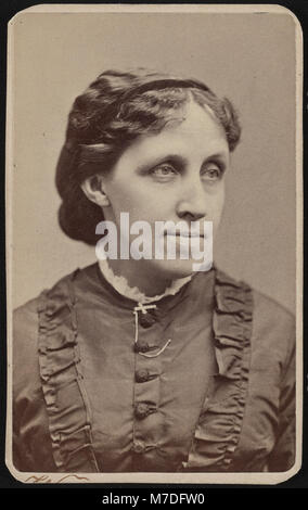 Louisa May Alcott, Schriftsteller, Wahrheit, und Bürgerkrieg Krankenschwester) - Warren's Portraits, 465 Washington Street, Boston LCCN 2017660625 Stockfoto