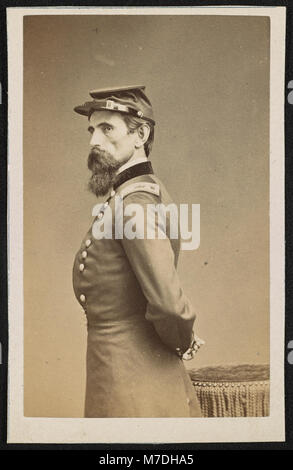 Dieses Foto zeigt Major General Lewis Wallace vom 11. Und 66. Indiana Infanterieregiment in Uniform. Von Charles D. Fredricks & Co. Aufgenommen, zeigt es die militärische Führung während des Amerikanischen Bürgerkriegs. Stockfoto
