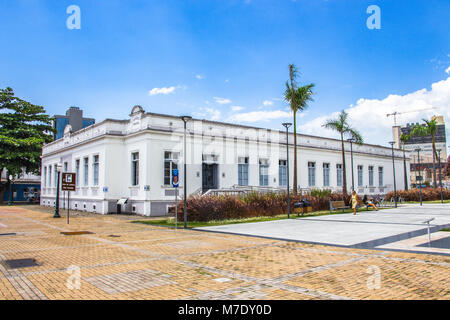 Itajai, Santa Catarina, Brasilien - Februar 22th, 2018: Die Casa de Cultura Dide Brandao in der Innenstadt Itajai, Santa Catarina, Brasilien. Stockfoto