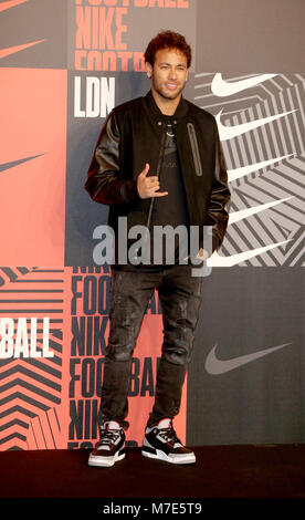 Nike Mercurial Fußball boot Event - Ankunft mit: neymar Wo: London, Vereinigtes Königreich, wenn: 07 Feb 2018 Credit: JRP/WANN Stockfoto