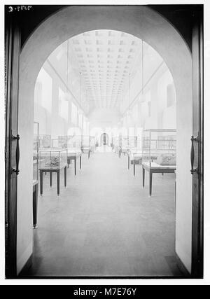 Museum (Rockefeller) in Jerusalem. Museum. S. Galerie, Innenraum LOC 03398 matpc. Stockfoto