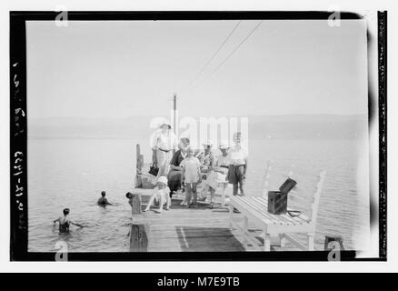 November 12, 1933, dem Toten Meer LOC 14369 matpc. Stockfoto