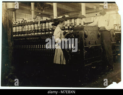 Einer der jungen Spinner und die Supp. Yazoo City Garn Mühlen. LOC nclc.02096 Stockfoto