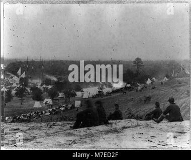 Panoramablick auf Lager der Armee des Potomac am Cumberland Landung, am Pamunkey River, Mai 1862 LCCN 2002710133 Stockfoto