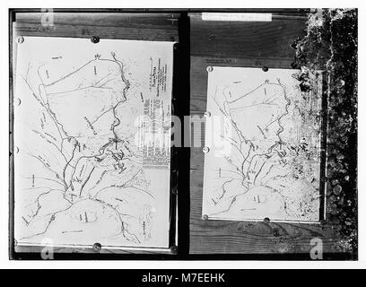 Petra in Transjordanien. Plan von Petra LOC 07589 matpc. Stockfoto