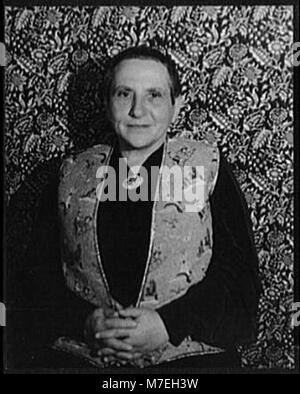 Porträt von Gertrude Stein, New York LCCN 2004663582 Stockfoto