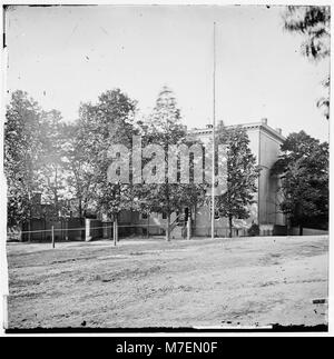 Aufenthalt von Jefferson Davis (1201 Osten Clay Street), Richmond, VA 02761 LOC cwpb. Stockfoto