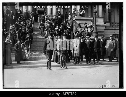 Secy. Stimson&Offiziere, 1. Jan. '13 LCCN 2014692934 Stockfoto