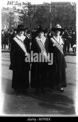 Suffragetten - Frau John Blair, Frau N. de R. Whitehouse, Frau J.L. Laidlaw LCCN 2001704315 Stockfoto