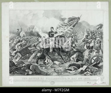 Die Schlacht von Williamsburg, Virginia 5. Mai 1862 LCCN 90709459 Stockfoto