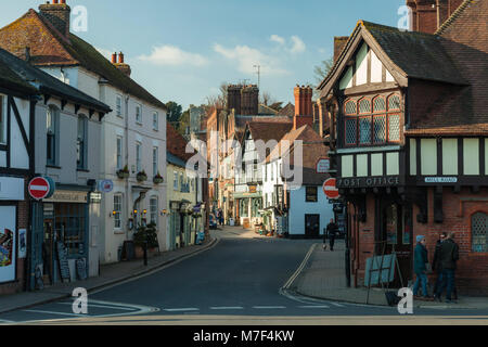 Arundel Innenstadt, West Sussex, England. Stockfoto