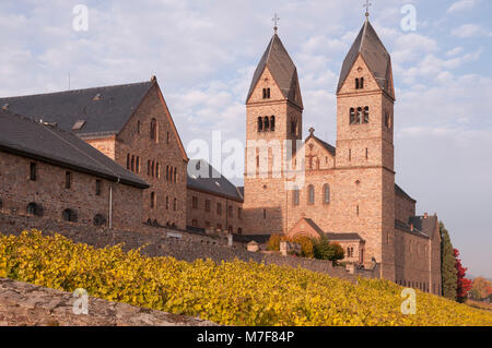 Benediktinerinnenabtei St. Hildegard, Rheingau, Hessen, Deutschland, Europa Stockfoto