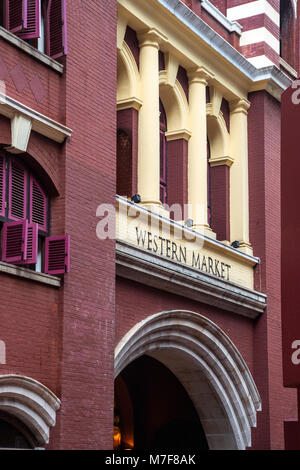 Western Market, Des Voeux Road, Hong Kong Stockfoto