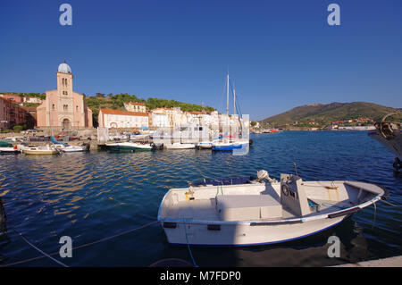 Port de Vendres in Frankreich Stockfoto