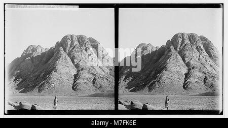 Zum Sinai, über das Rote Meer, Tor, und Wady Hebran. In der Nähe der Blick auf den Berg Sinai. LOC matpc.02008 Stockfoto