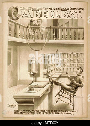 Wird F. Phillips' komplizierte Farce Extravaganza, Bell Boy LCCN 2014636400 Stockfoto