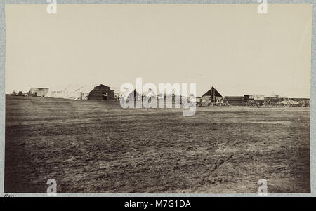 Winter Quarters der Quartiermeister der Abteilung, 6. Armee Korps. In der Nähe von Hazel Fluss, Va., 1864 LCCN 2012650168 Stockfoto