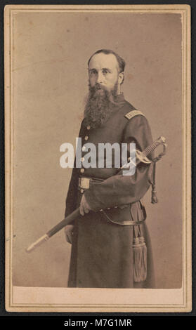 Kapitän Henry R. Weiß von Co.B, 27 New York Infanterieregiments, in Uniform mit Schwert) - J. Taylor's Fotostudio, nein. 191 Sixth Ave. in der Nähe von 13 St LCCN 2016646111 Stockfoto