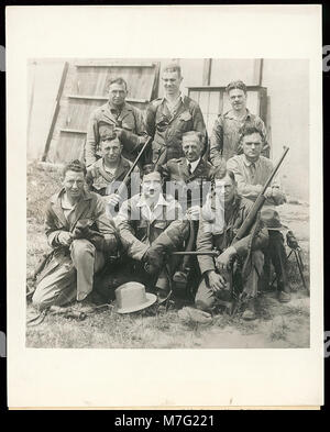 Die Vereinigten Staaten Freies Gewehr Team, Gewinner des internationalen Spiele in Antwerpen, Belgien, die in New York 23. August LCCN 2016645653 ankommen Stockfoto