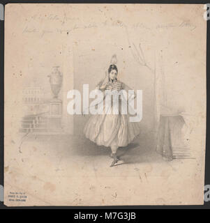 Fanny Elssler Musik blatt Abdeckung LCCN 2014649348 Stockfoto