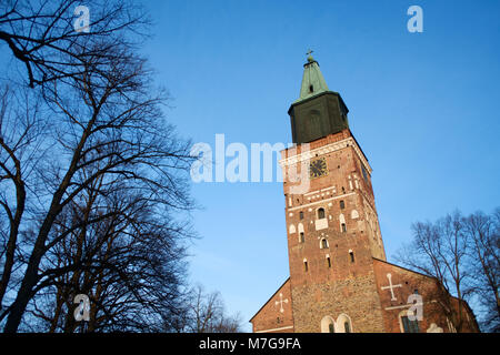 Die Kathedrale von Turku, Finnland Stockfoto