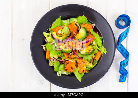 Essen gesunde Ernährung Lifestyle. Mahlzeit und fitness Menü Rezept Konzept. Richtige Ernährung, Speisen aus Gemüse Stockfoto