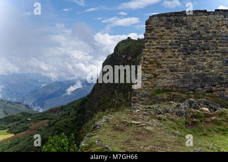 Die Ruinen von Kuélap in Peru Stockfoto