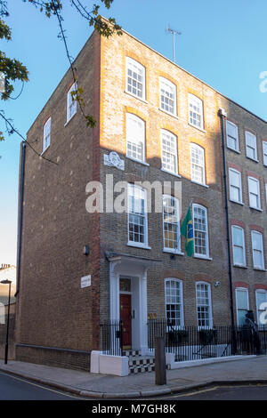 Brasilianische aeronautischen Kommission in Europa, BACE, tolle James Street, London, UK Stockfoto