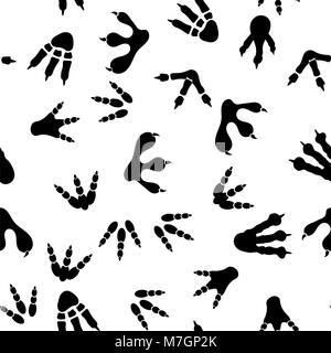 Satz von verschiedenen Drucken. Nahtlose Muster Stockfoto